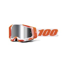 100% SPEEDLAB Ochelari de ciclism - RACECRAFT 2 - portocaliu/alb/argintiu