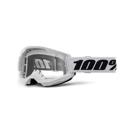 100% SPEEDLAB Ochelari de ciclism - STRATA 2 - alb/negru