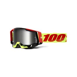 100% SPEEDLAB Ochelari de ciclism - RACECRAFT 2 - galben/roșu/argintiu