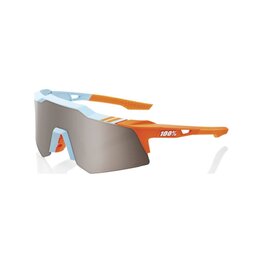 100% SPEEDLAB Ochelari de ciclism - SPEEDCRAFT XS - albastru deschis/portocaliu