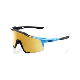 100% SPEEDLAB Ochelari de ciclism - SPEEDCRAFT - albastru/negru/auriu