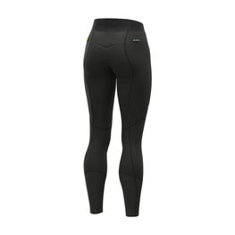 ALÉ Pantaloni de ciclism lungi fără bretele - FUTURE WARM R-EV1 - negru