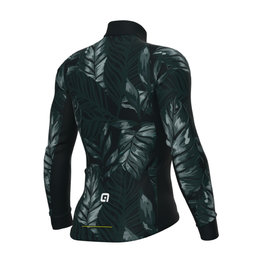 ALÉ Tricou de cilism pentru iarnă cu mânecă lungă - WILD PR-E - verde