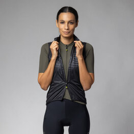 ALÉ Vestă de ciclism - SAUVAGE PR-E - negru