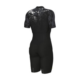 ALÉ Salopetă de ciclism - R-EV1 HIVE 2.0 - gri/alb/negru