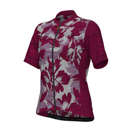 ALÉ Tricou de ciclism cu mânecă scurtă - OFF ROAD - GRAVEL SUNRISE - roșu