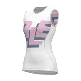 ALÉ Tricou de ciclism cu mânecă scurtă - INTIMO MULTIVERSO - alb