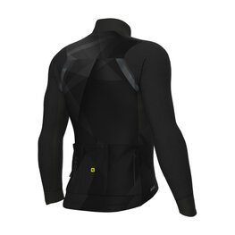 ALÉ Tricou de cilism pentru iarnă cu mânecă lungă - R-EV1 QUICK - negru