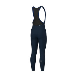 ALÉ Pantaloni de ciclism lungi cu bretele - KLIMATIK K-ATMO - albastru