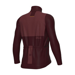 ALÉ Tricou de cilism pentru iarnă cu mânecă lungă - OFF ROAD - GRAVEL DUAL - bordo