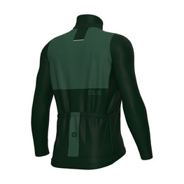 ALÉ Tricou de cilism pentru iarnă cu mânecă lungă - OFF ROAD - GRAVEL DUAL - verde