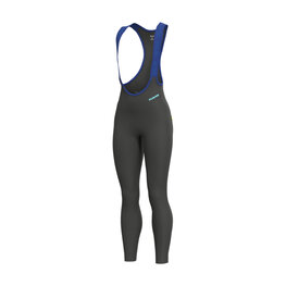 ALÉ Pantaloni de ciclism lungi cu bretele - KLIMATIK K-TOUR - negru