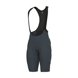 ALÉ Pantaloni scurți de ciclism cu bretele - GRAVEL-PRO OFF ROAD - GRAVEL - gri