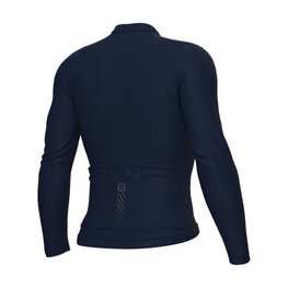 ALÉ Tricou de ciclism cu mânecă lungă de vară - COLOR BLOCK PRAGMA - albastru