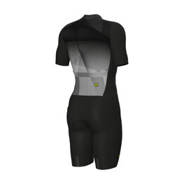 ALÉ Salopetă de ciclism - WATT 3.6 R-EV1 - alb/gri/negru