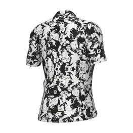 ALÉ Tricou de ciclism cu mânecă scurtă - ESSENZA PRAGMA - alb/negru