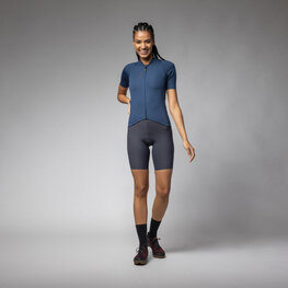 ALÉ Tricou de ciclism cu mânecă scurtă - COLOR BLOCK OFF ROAD PRAGMA - albastru