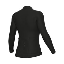 ALÉ Tricou de ciclism cu mânecă lungă de vară - COLOR BLOCK PRAGMA - negru