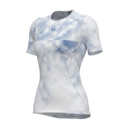 ALÉ Tricou de ciclism fără mâneci - ATMOSFERA INTIMO - alb/albastru deschis