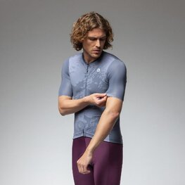 ALÉ Tricou de ciclism cu mânecă scurtă - KRAKATOA OFF ROAD - GRAVEL - gri