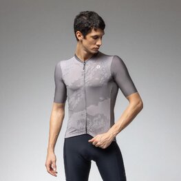 ALÉ Tricou de ciclism cu mânecă scurtă - KRAKATOA OFF ROAD - GRAVEL - maro