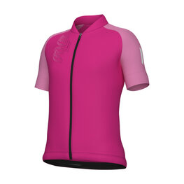 ALÉ Tricou de ciclism cu mânecă scurtă - FOLLOW ME KID - roz