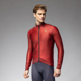 ALÉ Jachetă termoizolantă de ciclism - PR-E FAN - roșu