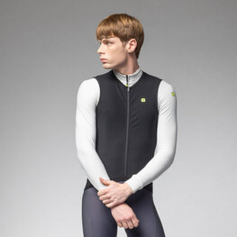 ALÉ Vestă de ciclism - PR-E THERMO 2.0 - negru