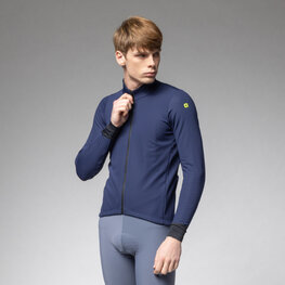 ALÉ Jachetă rezistentă la vânt de ciclism - PRAGMA FONDO 3.0 - albastru/negru