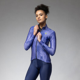 ALÉ Jachetă rezistentă la vânt de ciclism - PR-E KNITTED - albastru