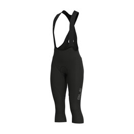 ALÉ Pantaloni de ciclism 3/4 cu bretele - R-EV1 VOLTAGE - negru