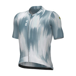 ALÉ Tricou de ciclism cu mânecă scurtă - PR-E ARGON - alb/albastru