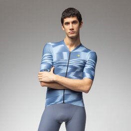 ALÉ Tricou de ciclism cu mânecă scurtă - TECHNO PR-E - albastru