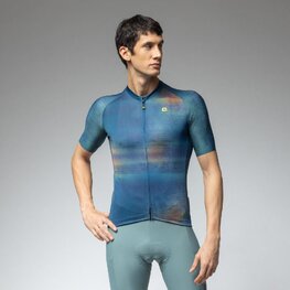 ALÉ Tricou de ciclism cu mânecă scurtă - OFF ROAD - GRAVEL TRACCIA - albastru