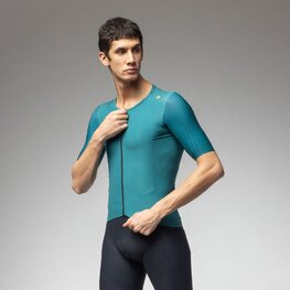 ALÉ Tricou de ciclism cu mânecă scurtă - R-EV1 EAGLE - turcoaz
