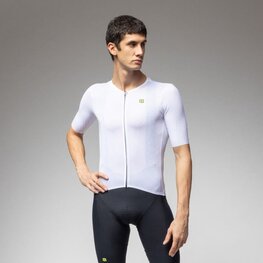 ALÉ Tricou de ciclism cu mânecă scurtă - EARTHY STYLE 2.0 PR-E - alb