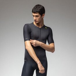 ALÉ Tricou de ciclism cu mânecă scurtă - EARTHY STYLE 2.0 PR-E - negru