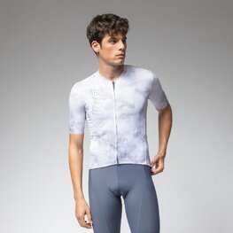 ALÉ Tricou de ciclism cu mânecă scurtă - FOLLOW ME 2.0 PR-E - alb