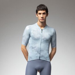 ALÉ Tricou de ciclism cu mânecă scurtă - FOLLOW ME 2.0 PR-E - albastru deschis