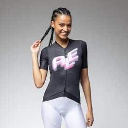 ALÉ Tricou de ciclism cu mânecă scurtă - SAUVAGE 2.0 PR-E - negru