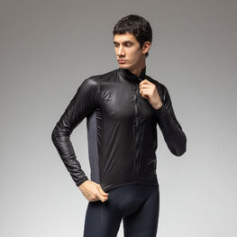 ALÉ jachetă impermeabilă - GUSCIO LIGHT PACK 2.0 - negru