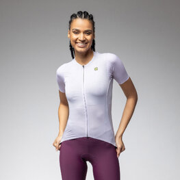 ALÉ Tricou de ciclism cu mânecă scurtă - EARTHY STYLE 2.0 PR-E - alb