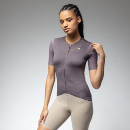 ALÉ Tricou de ciclism cu mânecă scurtă - EARTHY STYLE 2.0 PR-E - mov