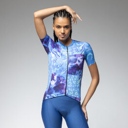 ALÉ Tricou de ciclism cu mânecă scurtă - PRAGMA LINFA - albastru
