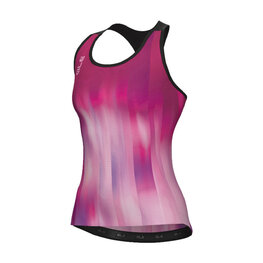 ALÉ Tricoul de ciclism fără mâneci - PRAGMA CRAZY - roșu