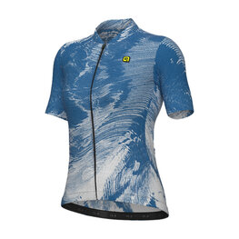 ALÉ Tricou de ciclism cu mânecă scurtă - PR-E FAN - albastru/alb