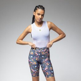 ALÉ Pantaloni scurți de ciclism fără bretele - MASTER GRAPHIC PR-E - albastru/multicolor