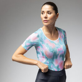 ALÉ Tricou de ciclism cu mânecă scurtă - INTIMO JARDIN 2.0 - verde deschis