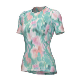 ALÉ Tricou de ciclism cu mânecă scurtă - INTIMO JARDIN 2.0 - verde deschis