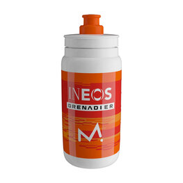 ELITE Sticlă de apă pentru ciclism - FLY INEOS GRENADIER 550 ML 2026 - alb/portocaliu